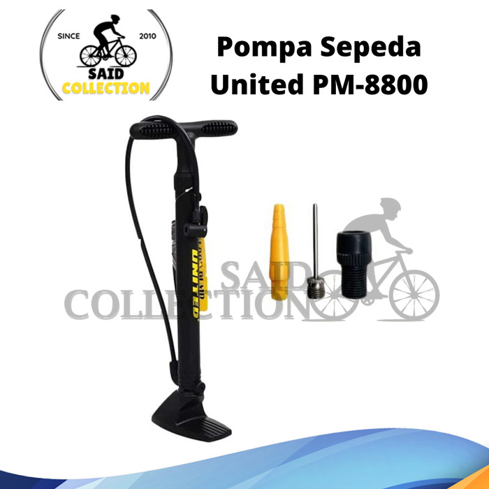Jual Pompa Sepeda PM 8800 United Floor Pump Original