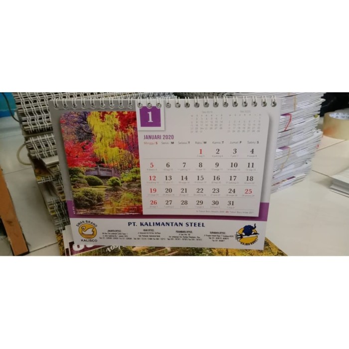 Jual Kalender Meja 2020 Sablon 2 Warna Spiral Kota Surabaya Mitra Media Persada Tokopedia