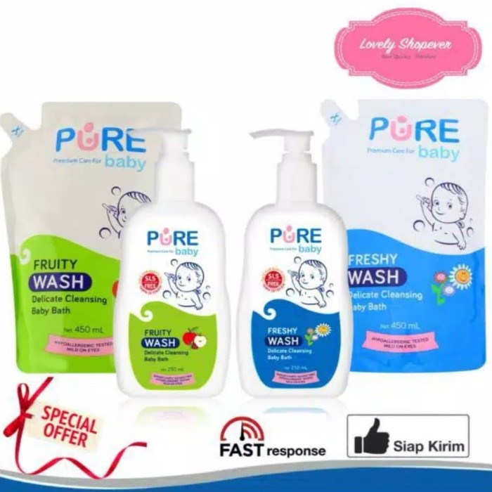 pure baby wash