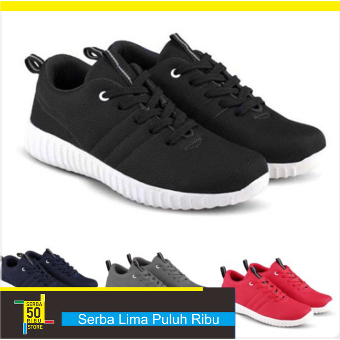 Jual Serba 50 Ribu - Sepatu Sneakers dan Kasual Pria - Murah Berkualitas -  Hitam - Jakarta Barat - Serba Lima Puluh_Store | Tokopedia