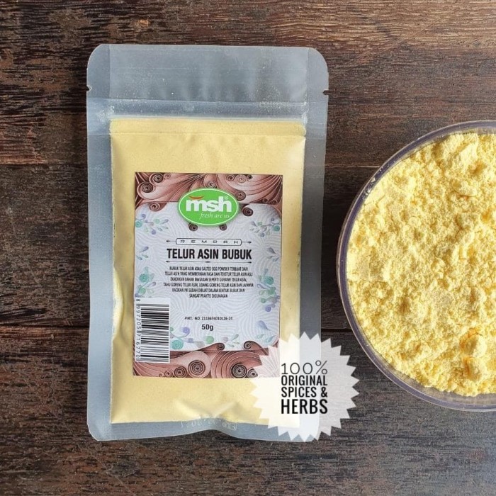 Jual Telur Asin Bubuk - Salted Egg Powder - Jakarta Selatan - MSH