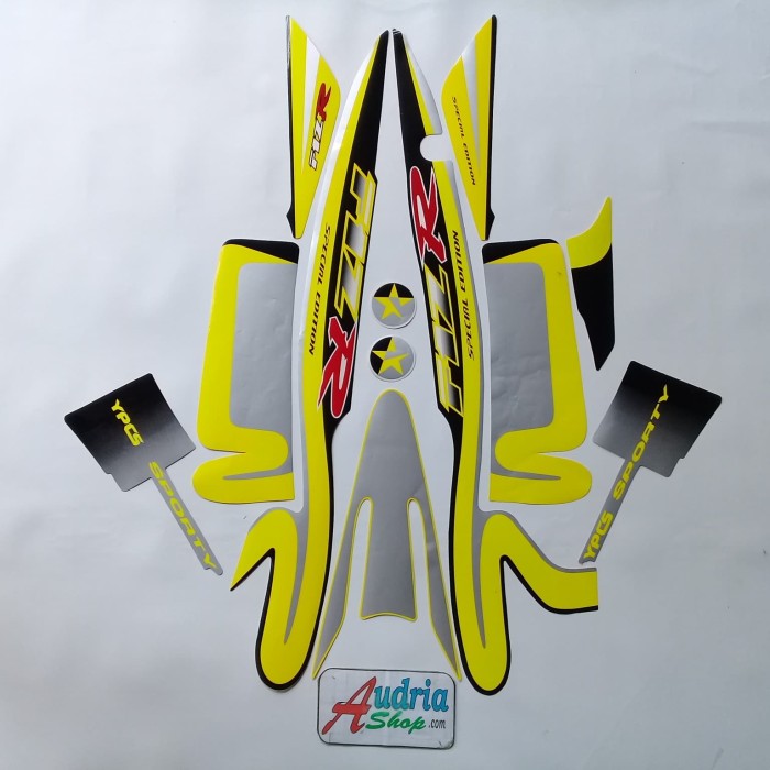 Jual Striping Stiker Motor Yamaha F1zr Caltex Edition Kuning