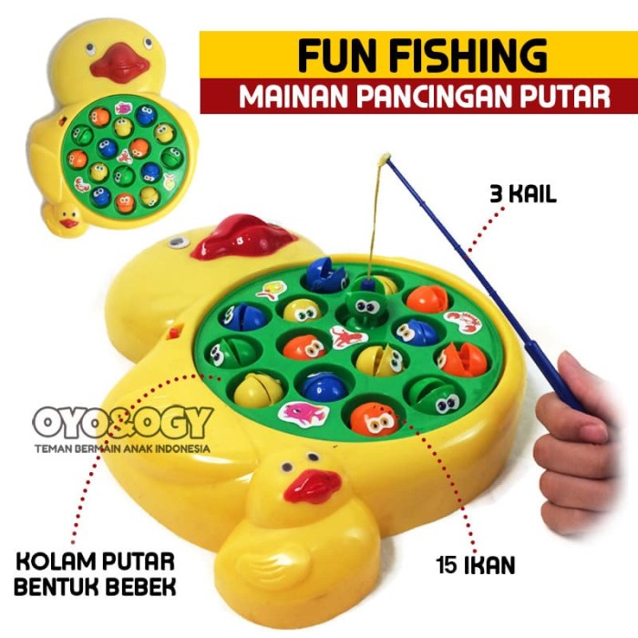 Jual Mainan  Anak  Pancingan Ikan Kolam  Bebek Magnetic 