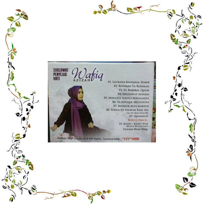 Jual Cd Original Wafiq Azizah Album Terbaru Sholawat Penyejuk