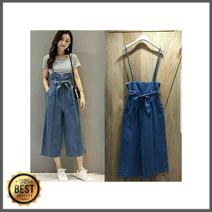 hm denim jumpsuit