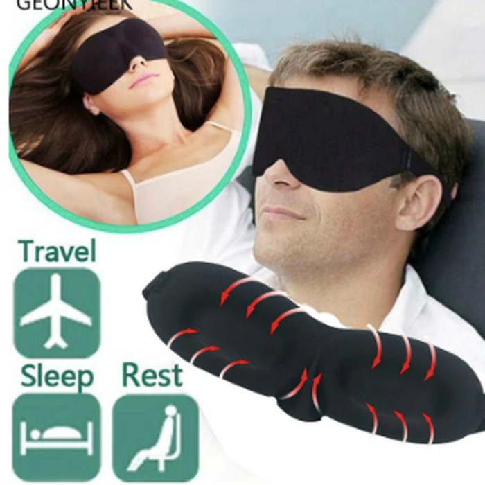 Jual Sleep eye Mask 4D anti PANAS Penutup Mata Tidur Anti