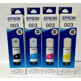 Jual Tinta Epson 003 black , cyan , magenta ,yellow 1set