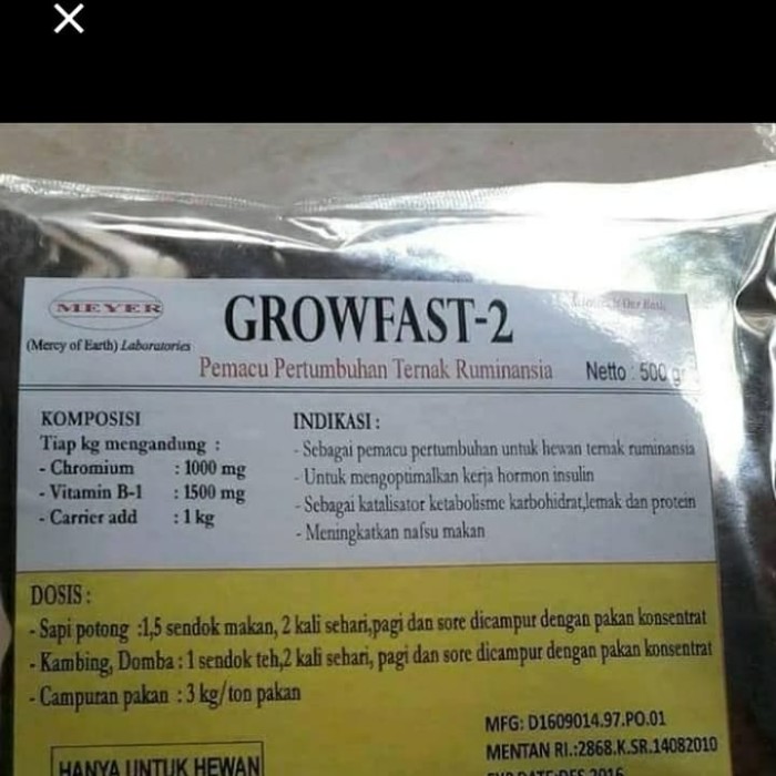 Jual Growfast 2 Premix 1000gr Meyer Kab Bandung Barat Gabas
