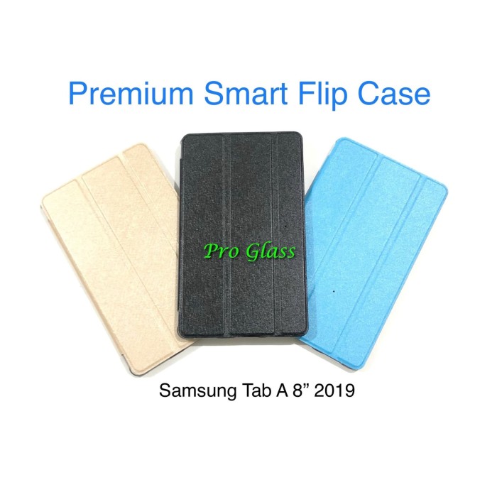 Jual SAMSUNG TAB A8 2019 PREMIUM SMART FLIP COVER LEATHER