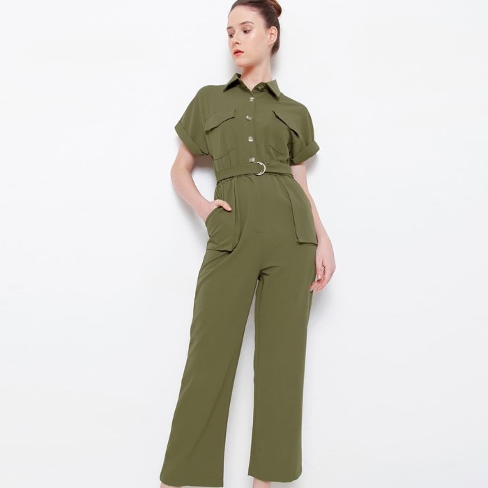 Jual Chocochips Voxy Jumpsuit Olive  Hijau  S Jakarta 