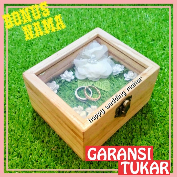 Jual Kotak mahar cincin pernikahan wedding nikah kawin kayu - Kota Bekasi - Happywedding ...