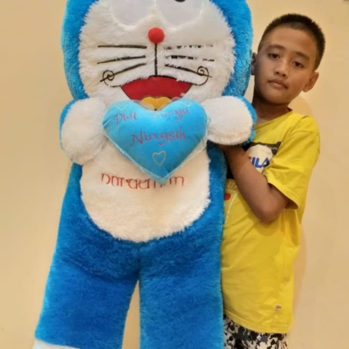 Foto Produk BONEKA BAGUS DORAEMON 1 METER FREE NAMA - Biru dari ZALFA GROSIR BONEKA