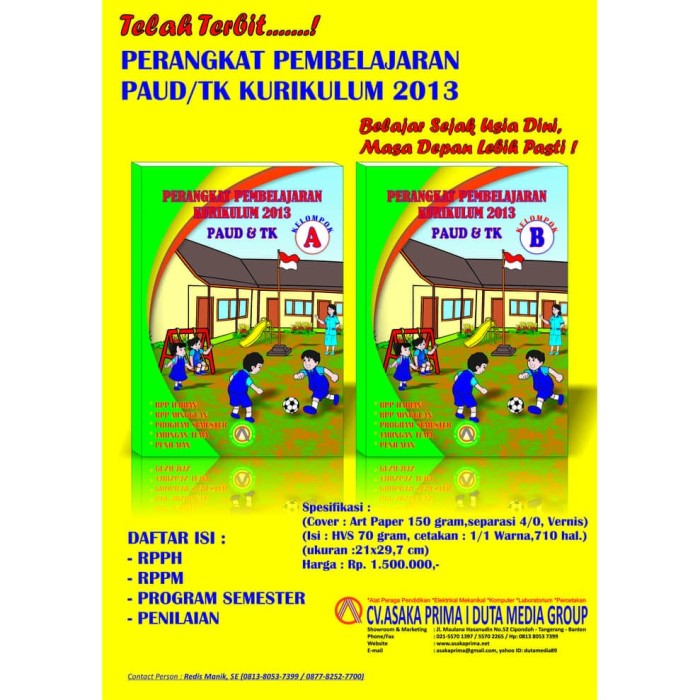 Rpph Matematika Paud Guru Paud