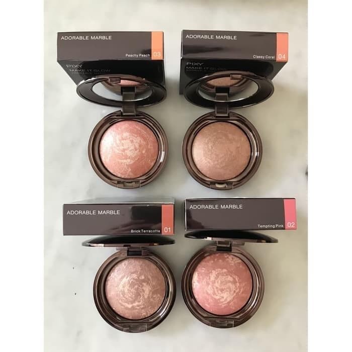 Jual Pixy Make It Glow Adorable Marble / Blush on Pixy