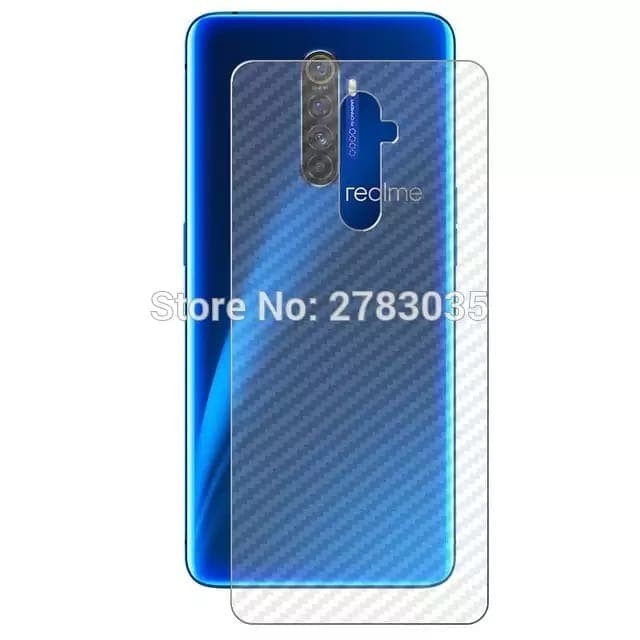 Jual REALME X2 PRO BACK SKIN CARBON ANTI GORES BELAKANG