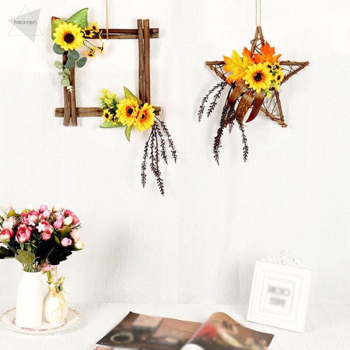 Jual Ornamen Bunga Matahari Buatan Bahan Plastik Untuk Dekorasi Rumah Jakarta Timur Cosmo Branded Tokopedia