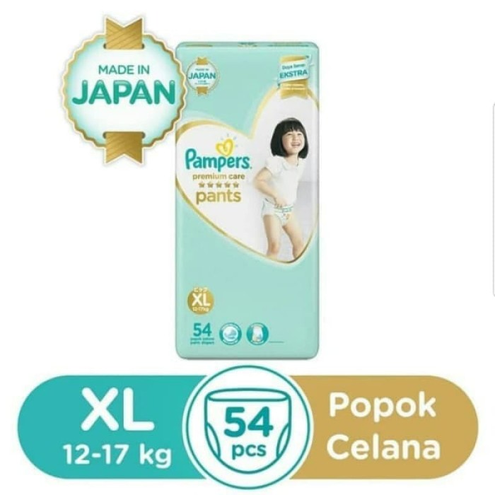 Jual PAMPERS PREMIUM CARE PANTS XL 54 / XL54 / XL-54 - Kab