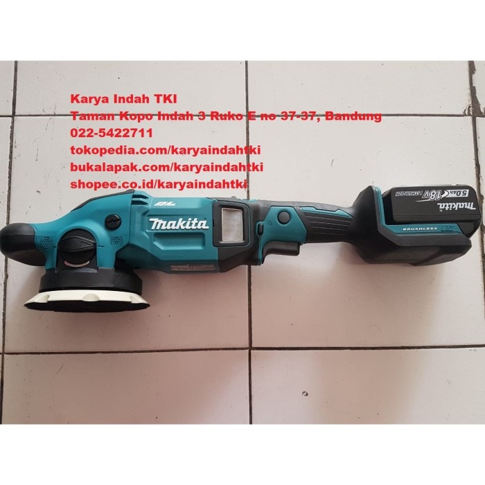 Jual Makita DPO500 Cordless Dual Action Random Orbit Polisher Mesin