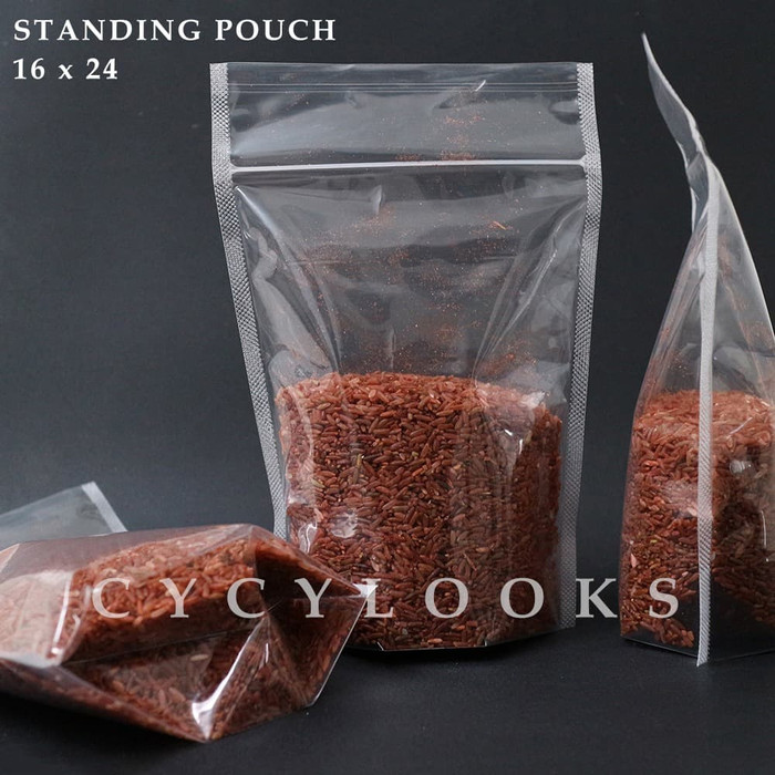 Jual Standing Pouch Benin   g / Plastik Kemasan Makanan Berdiri Ziplock