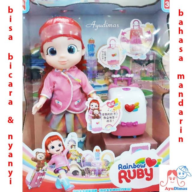 Jual Silverlit Rainbow Ruby Talking & Singing Doll with Travel Toy Carrier Jakarta Barat