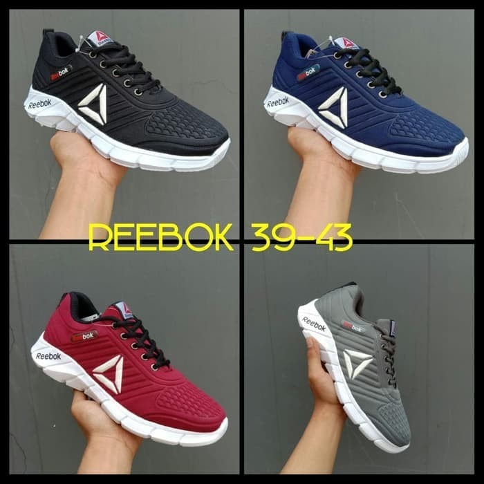 Foto Produk Sepatu pria Reebok Termurah sneakers Running pria - Navy, 39 dari L Sport