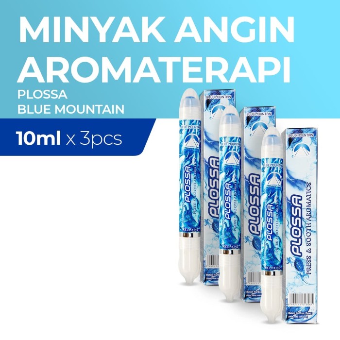 Jual Plossa Minyak Angin Aromatherapy 4in1 - BlueMountain