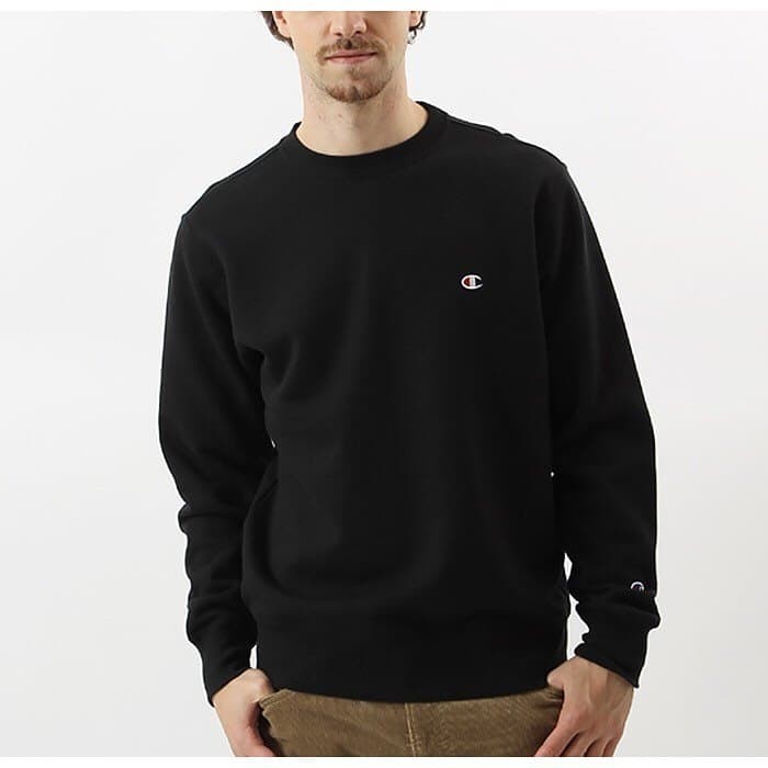 crewneck champion black