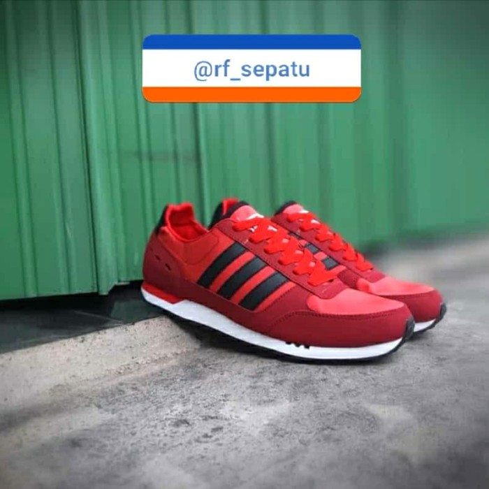 adidas neo city racer red