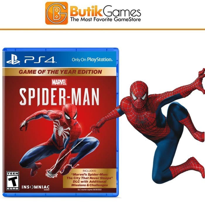 spiderman ps4 game of the year