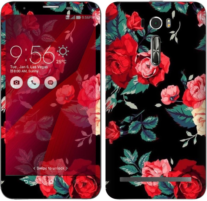 Jual Premium Garskin Asus Zenfone 2 Laser Ze601kl 6 Inci Flowers