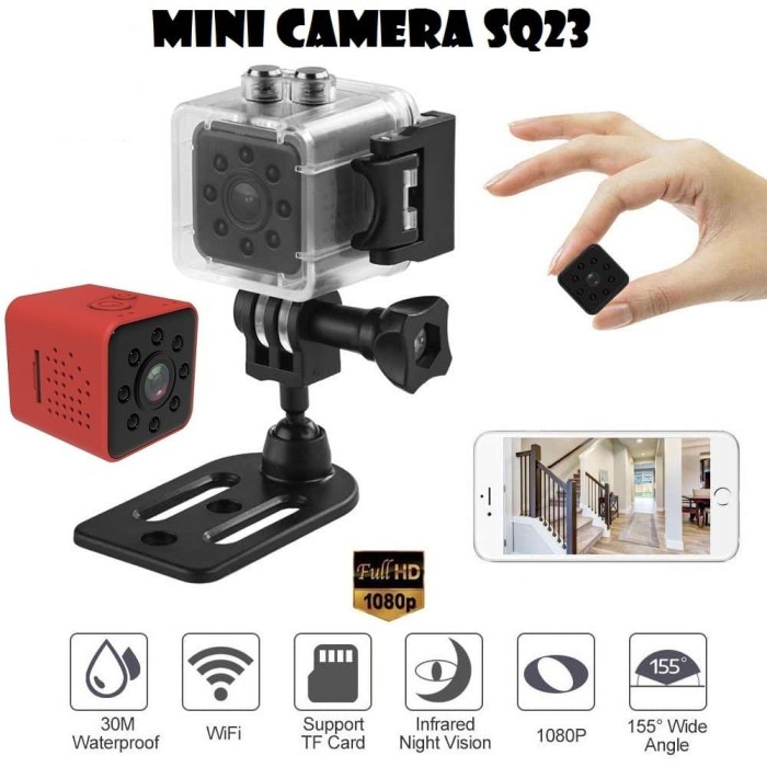 Jual WIFI Mini Camera SQ23 Super Wide Angle Lens