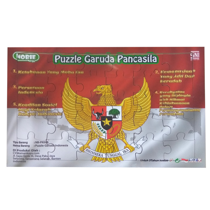 Jual Puzzle Garuda Pancasila Kab Bogor Edukasi Anak Indonesia