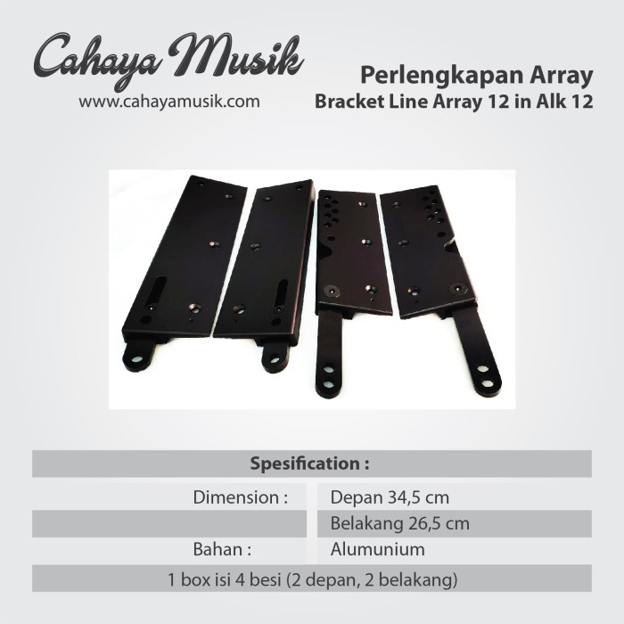 harga bracket line array 12 inch