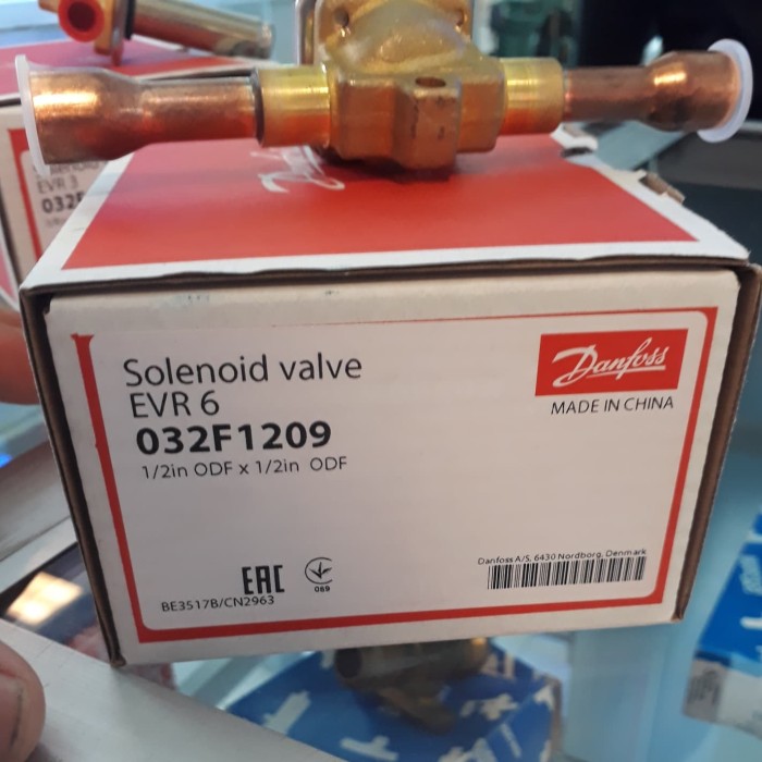 Jual Solenoid Valve Danfoss 1/2\" Flare EVR 6 - Jakarta Barat - paywi ...