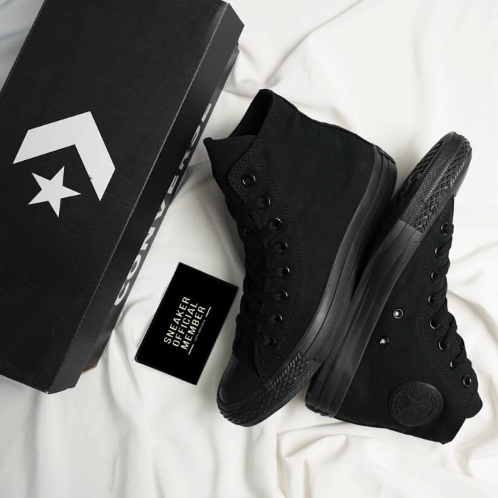 converse high all black