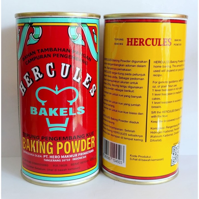 Jual Baking Powder Hercules 450gr ( double acting ) - Kota ...