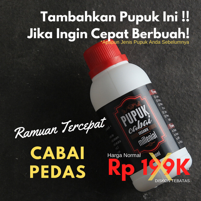 Jual Banyak Bonus Pupuk Cabe  Organik Cair Paling  Aktif 