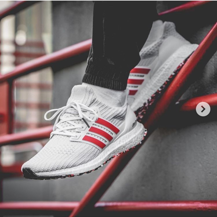 ultraboost red white