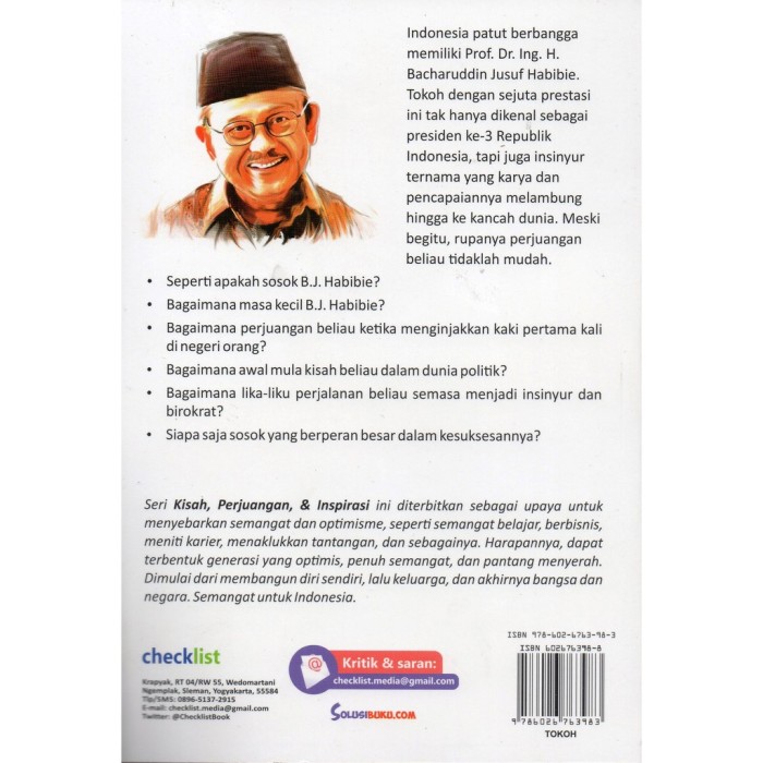 Biografi Bj Habibie In English Sketsa