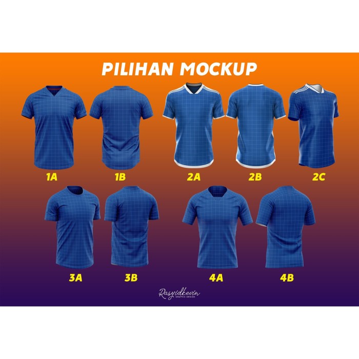 Download Jual Katalog Mockup Jersey Photoshop Only Part 1 Jakarta Selatan Rasyidkevin Creative Tokopedia PSD Mockup Templates