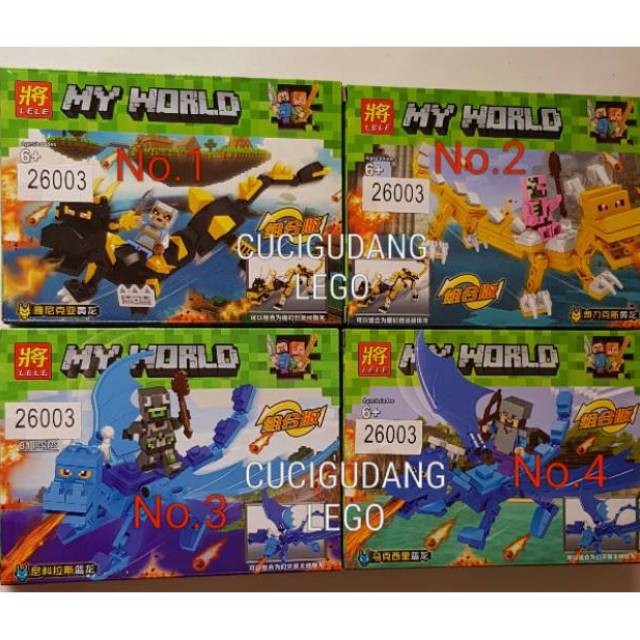 Jual Lego Minecraft My World Naga Dragon Murah Jakarta Barat Sari Store1761 Tokopedia