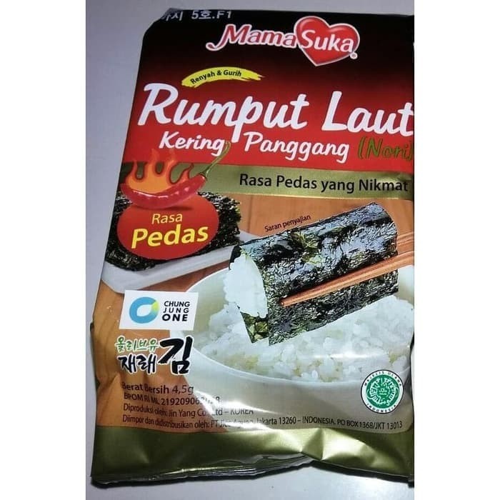 Jual Mama Suka Rumput Laut Panggang Nori Rasa Pedas - Jakarta Barat
