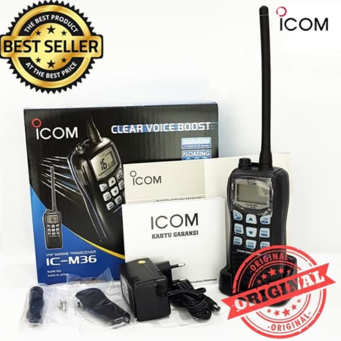 Jual RADIO ICOM IC-M36 VHF HANDY    TALKY MARINE TRANCEIVER