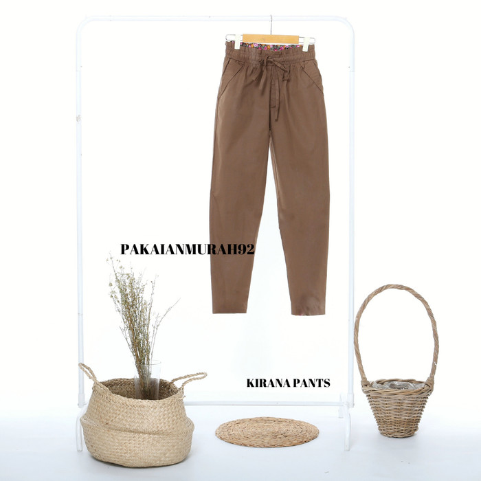 Jual KIRANA PANTS  CELANA BIG SIZE WANITA BAGGY  PANTS  WARNA 