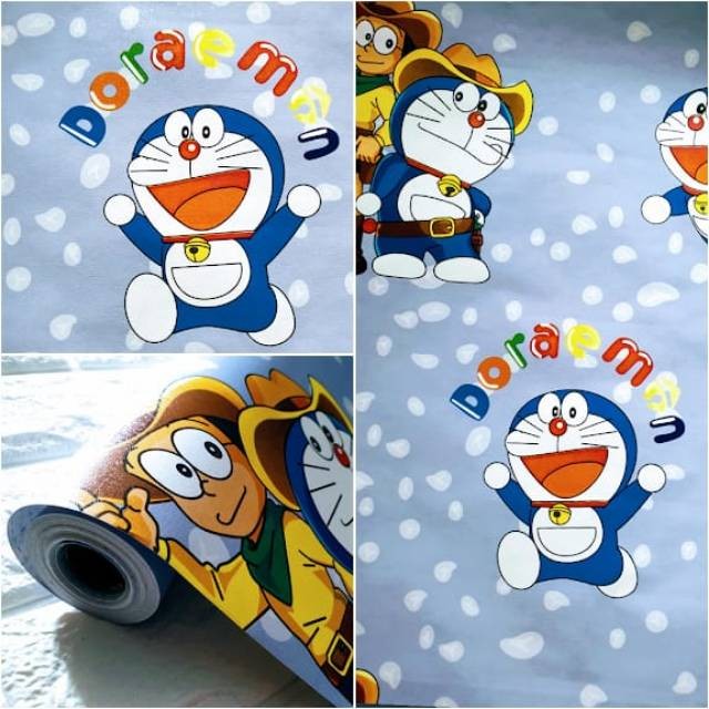 Jual Grosir Murah Wallpaper Kamar Anak Doraemon Koboy Lucu Jakarta Utara Beng Beng Shop1 Tokopedia