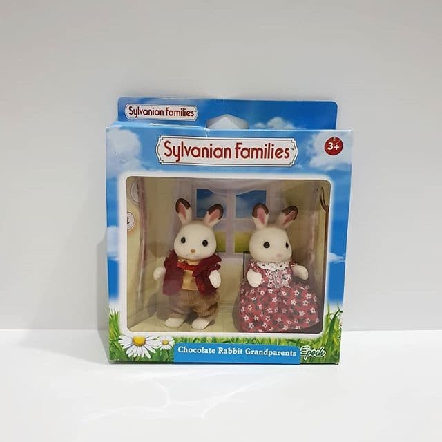 sylvanian chocolate rabbit grandparents