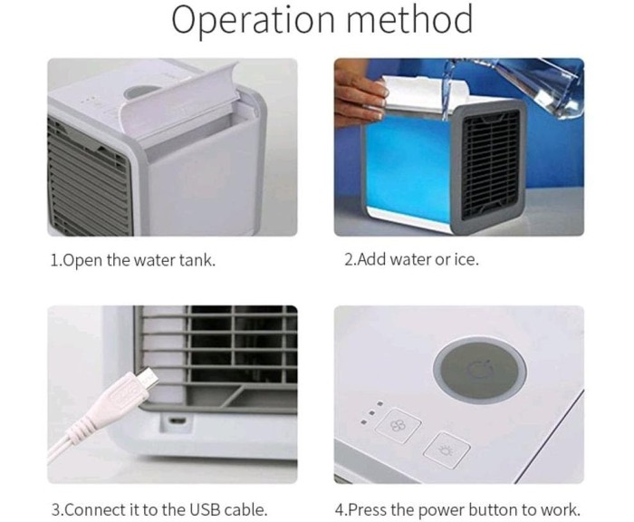 ac cooler with water