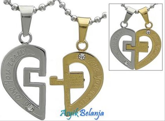 Jual Kalung Couple Salib Couple Love You Really Cross Sku2423 Jakarta Timur Syahmina Store Tokopedia