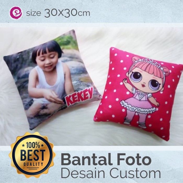 Jual Bantal Foto Custom Ukuran 30x30 Termurah Terbagus Kab Bandung Sanarifa Craft Tokopedia