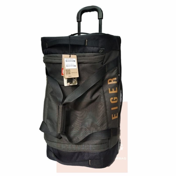 Jual Tas Eiger Border Rolling Duffel 60L Black 910004912 Travel Bag Jakarta Pusat Adventure